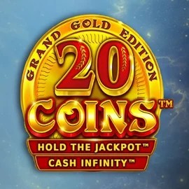 20 Coins Grand Gold Edition slot logo by Wazdan at HugoBets Casino