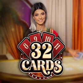 32 Cards slot visual from Ezugi available on hugobet.eu.com