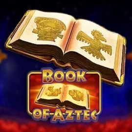 Book of Aztec slot logo by Amatic Industries at HugoBets Casino