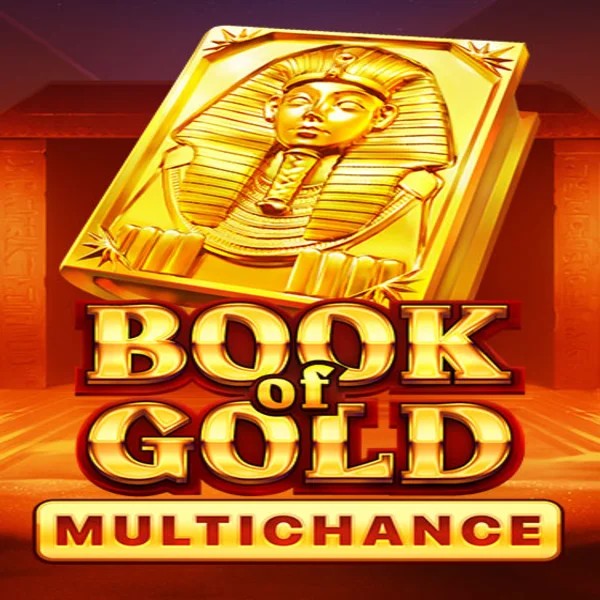 Book of Gold Multichance slot icon by Playson, available at HugoBets Casino