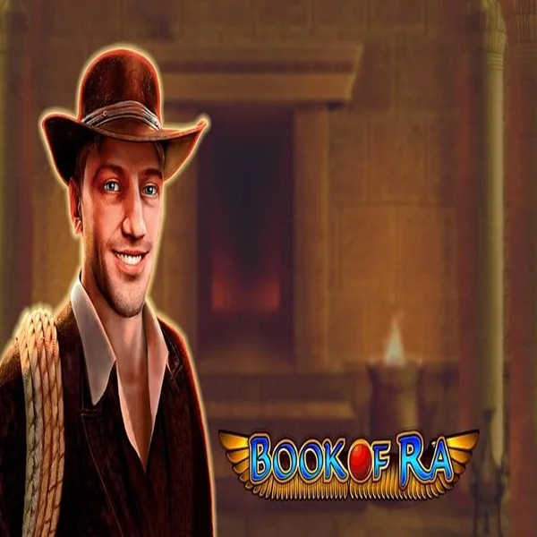 Official Slots logo: Book of Ra by Greentube at HugoBets Casino