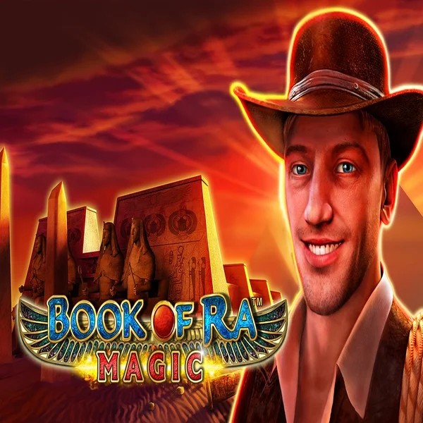 Book of Ra Magic slot visual from Greentube available on hugobet.eu.com