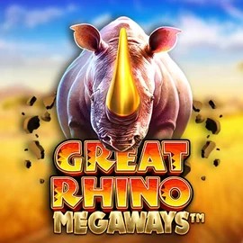 Official Slots logo: Great Rhino Megaways by Pragmatic Play at HugoBets Casino