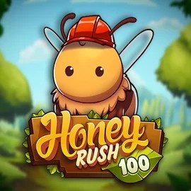 Honey Rush 100 slot logo by Play'n GO at HugoBets Casino