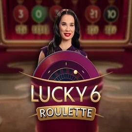 Lucky 6 Roulette logo – Live Casino by Pragmatic Play at HugoBets Casino