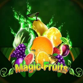 Magic Fruits Deluxe game by Wazdan – logo hosted on HugoBets Casino