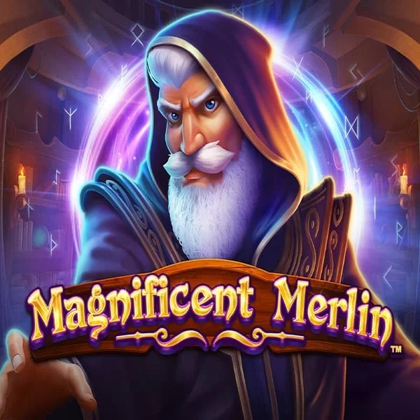Magnificent Merlin casino game by Greentube – featured logo at HugoBets Casino