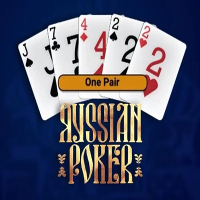 Russian Poker online game logo by OneTouch Games on hugobet.eu.com